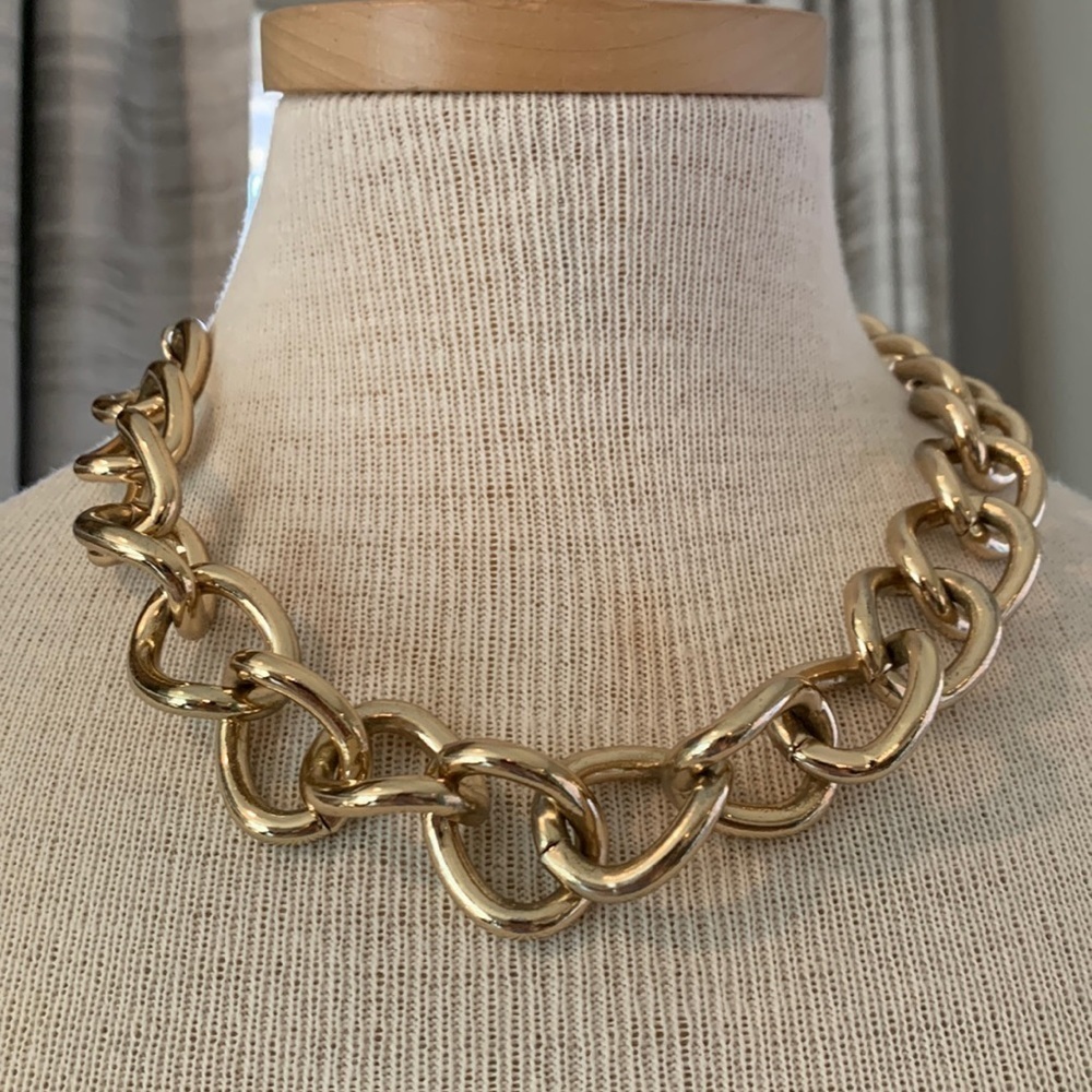 Chunky gold chain Charming Charlie’s necklace